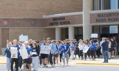 'Ending Indoctrination': Watertown Students Stage Major Walkout Over School Board LGBTQ+ Song Ban
