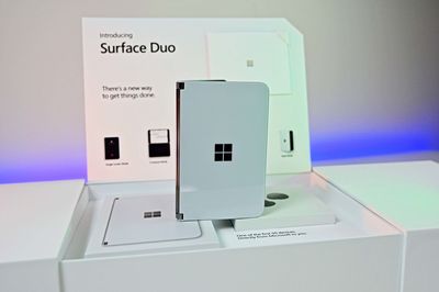 Microsoft nearly solved one of folding phones’ worst problems: New patent reveals spring-loaded hinge design for canceled Surface Duo 3