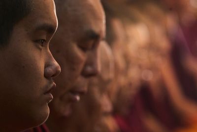 Photos of US-born teen Buddhist lama now studying near the Himalayas to become a monk