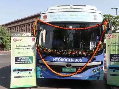 DMRC launches hydrogen-fueled shuttle buses in Central Vista