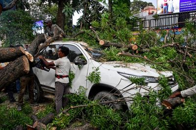 Violent storms leave 111 people dead and trail of destruction in India