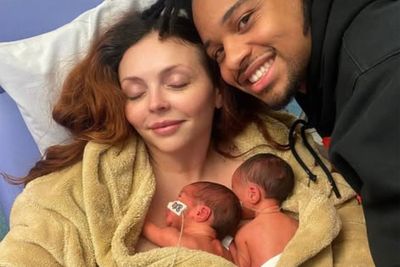 Jesy Nelson shares heartfelt tribute to her ‘fighter’ twins on first birthday