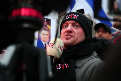 Government bans 11 ‘far-right agitators’ from entering UK for Tommy Robinson rally