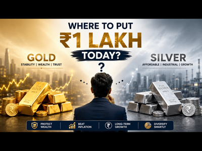 Gold vs silver: Where to put Rs 1 lakh today? Experts suggest allocation strategy as gold-silver ratio drops below 55