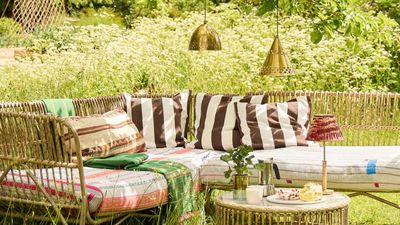 This Brass Outdoor Pendant Light Is So Pretty, I'd Style It Indoors — Plus, It's Portable and Rechargeable