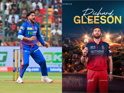 Kuldip Yadav and Richard Gleeson change IPL teams, CSK buys leg spinner for Rs 30L, RCB shells out Rs 1.6 cr for pacer