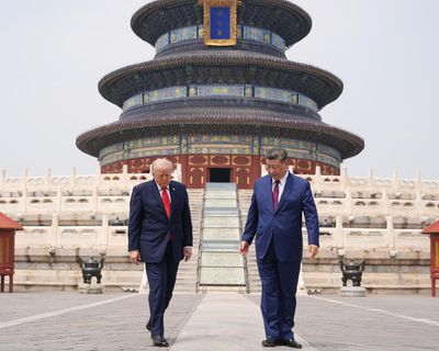 First Thing: China trip winds down but Trump-Xi Iran accord remains elusive