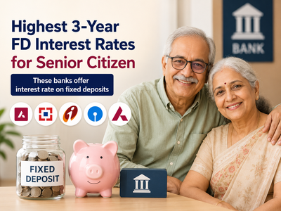 Highest 3-year FD interest rates for senior citizens: These banks offer 8% interest rate on fixed deposits