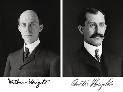 In 1903, the Wright brothers studied bird wings and bicycle mechanics, and helped launch modern aviation