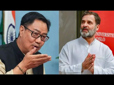 'Very serious': Kiren Rijiju asks Rahul Gandhi to disclose details of his foreign travels