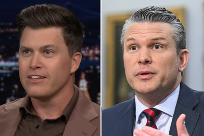 SNL’s Colin Jost said Hegseth sketch was rejected for being too ridiculous — then it happened in real life