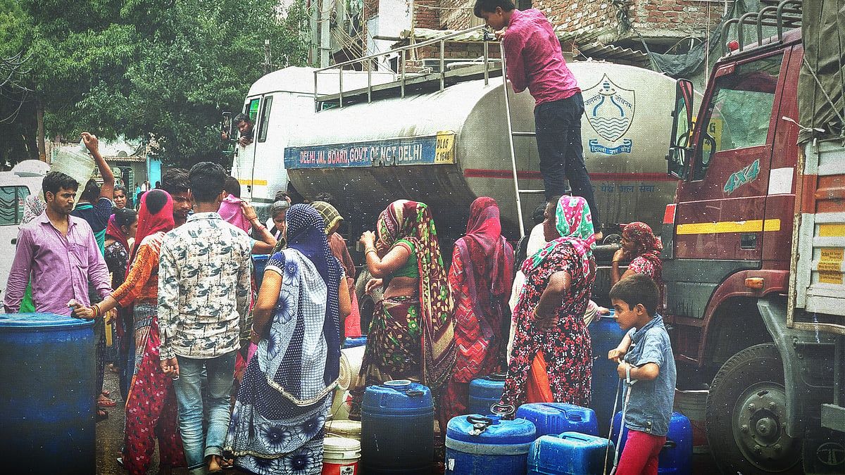 As temperatures rise, a Delhi neighbourhood grapples…