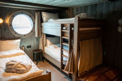 Passengers can sleep like it’s 1896 in this old-style expedition cruise cabin