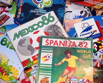 Panini sticker album feature stirred childhood memories