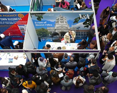 ‘It makes me feel quite dehumanised’: young at London career fair lay bare barriers to jobs