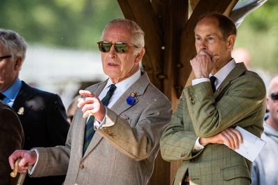 King and Queen celebrate as three of their horses romp home