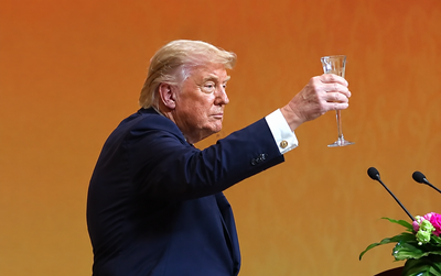 Did Trump Almost Gag on His Champagne? DJT Sets Aside His Personal Alcohol Abstinence Rule to Toast Xi Jinping