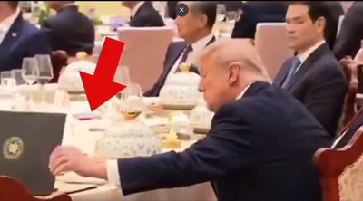 Why is a video of Donald Trump looking at Xi Jinping’s notebook going viral online? Know the truth behind it