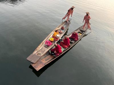 ‘The skill of the fishers with their foot-controlled oars was miraculous’: Alahattin Kanlioğlu’s best phone picture