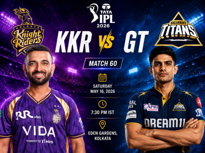 KKR vs GT IPL 2026 Playing XI: Check match prediction, head-to-head record and key stats