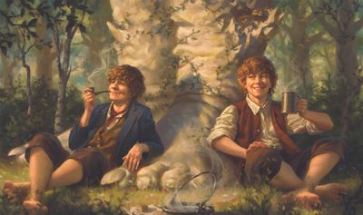 This artist captures J.R.R. Tolkien's hobbits and elves in a magical new light