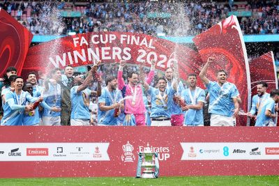 Man City celebrate FA Cup glory as Antoine Semenyo strike sees off Chelsea