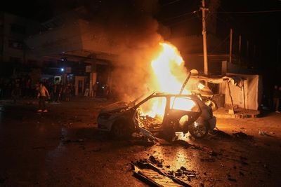 Israeli strike that killed Hamas military leader Izz al-Din al-Haddad, in photos