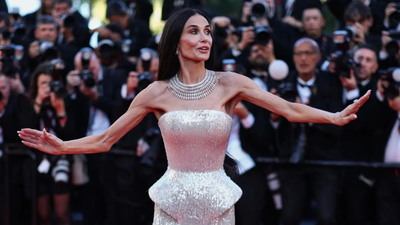Unrecognisable Demi Moore Accused of Eating Disorder After 'Scary Skinny' Cannes Photos Spark Global Concern