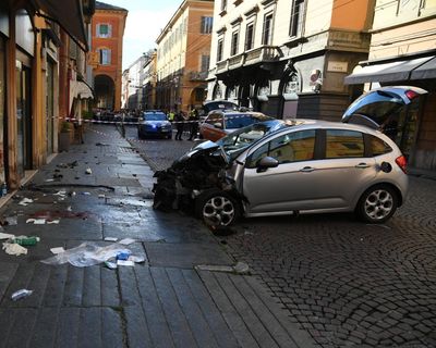 Seven people injured after man drives car into pedestrians in northern Italy