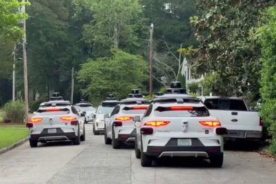 Dozens of empty Waymos invade quiet cul-de-sac in Atlanta leaving neighbors baffled