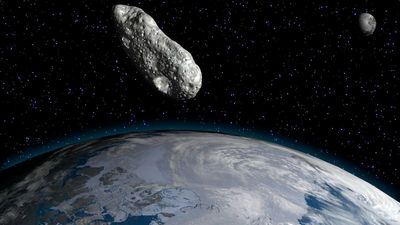 Newly discovered, blue-whale-size asteroid will fly super close to Earth today — and you can watch it live