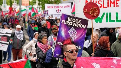 Eurovision final in Vienna overshadowed by protests over Israel’s participation