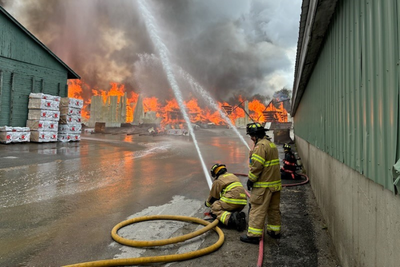 Firefighter, 27, killed in horror US lumber mill explosion