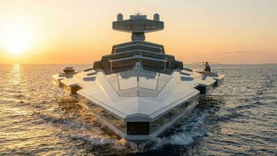 For the Star Wars fan that has everything, this 492ft mega-yacht is a sea-faring Destroyer