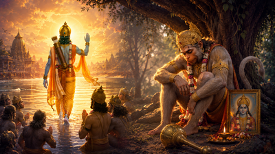 Why Hanuman Stayed Alive While Lord Ram Left Earth