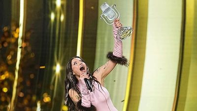 Watch: Tears and confetti as Bulgaria's Dara lifts Eurovision trophy
