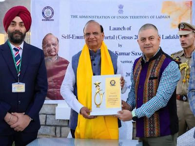 Ladakh LG launches self-enumeration portal for Census 2027