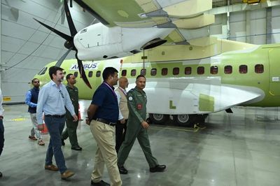 IAF’s made-in-India C-295 ready for flight trials, deputy air chief inspects aircraft at Tata-Airbus Vadodara facility