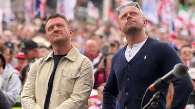 Dozens arrested at Tommy Robinson march in London; Elon Musk calls Britain ‘prison island’