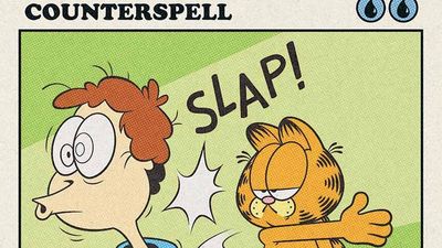 It's time for Garfield's official Magic: The Gathering crossover now