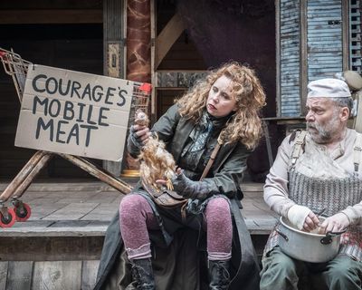 Mother Courage and her Children review – moving, funny and savage portrait of life during wartime