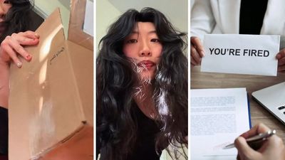 New York woman gets laid off, and then her ex-employer sends her a bag of dirt, rubbing salt in the wound: ’THAT’S SO EVIL’