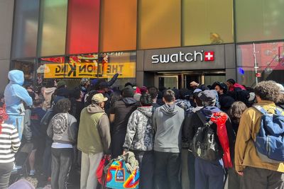 Swatch forced to close stores after arrests and safety fears at watch launch