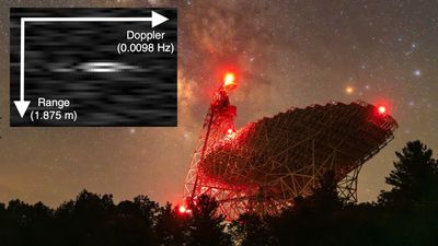 Giant radio telescope sees Artemis 2 astronauts on Orion flying around the moon. 'There are 4 people in those pixels.'