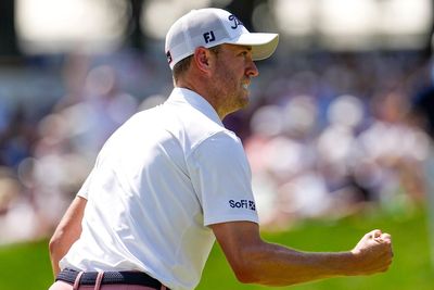 Matti Schmid takes US PGA Championship lead as Justin Thomas sets clubhouse mark