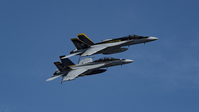 US Navy Fighter Jets Explode and Crash in Mid Air During Gunfighter Skies Air Show Performance in Idaho