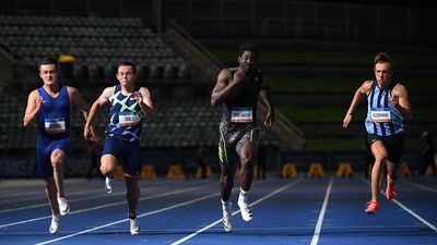 Aussie sprinter clocks another flying 100m time