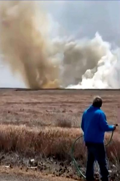 Military jets' crew members safely ejected after Idaho air show collision, US Navy says
