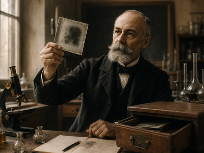 In 1896, a French scientists left uranium salts in a drawer wrapper. What happened next unlocked the atomic age