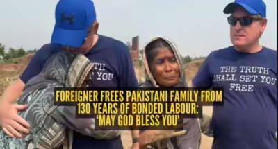 Pakistani family freed from generations of bonded labour after foreign activist clears debt